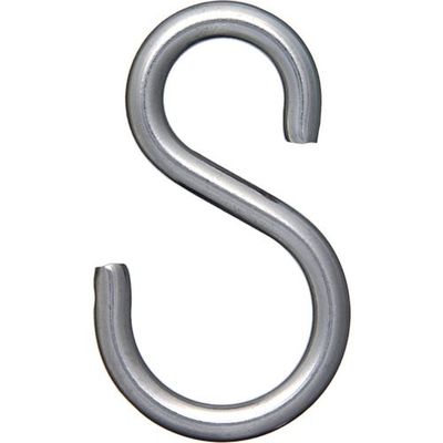 ニッサチェイン ステンレス Sフック 4.8×43mm(100個入) SSH48 1箱(100個) 849-2859（直送品）