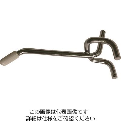 光 パンチングボード用フックT 小 バラ キャップ白(1P20入) BTF-710 1パック(20個) 215-4278（直送品）