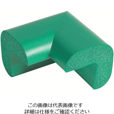 カーボーイ 安心クッション コーナー用 大 油面接着仕様 グリーン AC-20YS 1個 854-7793（直送品）