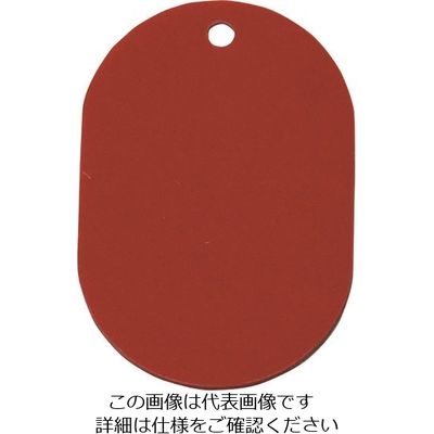 光 小判札 エンビ 赤 KF20-4 1セット(100枚) 215-9079（直送品）