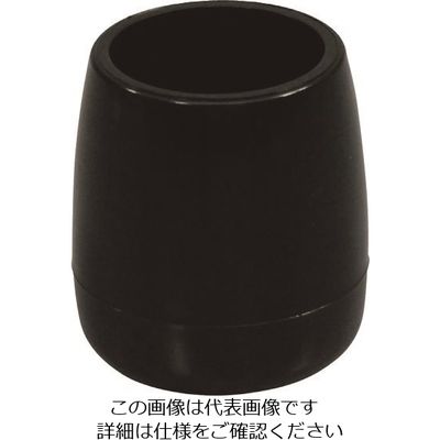 光 イス脚キャップバラパイプ用 黒丸21mm B-BE-8-212 1セット(200個) 215-9058（直送品）