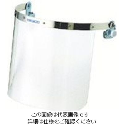 山本光学 YAMAMOTO 防災面ヘルメット取付タイプ レンズ色クリア YF-320A 1個 812-1956（直送品）