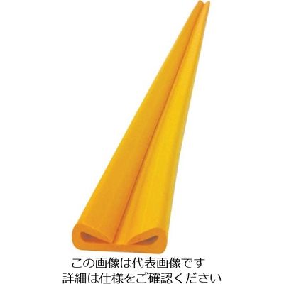 カーボーイ 台車用やわらかバンパークッション イエロー YB02 1本 854-8074（直送品）