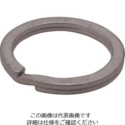 ニッサチェイン 平キーリング25mmA ホワイト NO.132 1セット(5個) 127-0895（直送品）