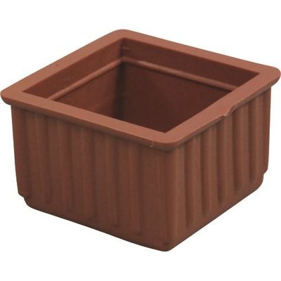 光 イス脚キャップバラ 茶角 36mm B-BE-4-363 1セット(200個) 215-5836（直送品）