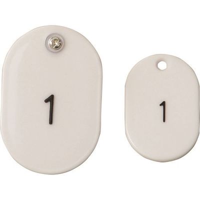 光 親子札 白 1~50 KF968A-5 1箱(50組) 216-2205（直送品）