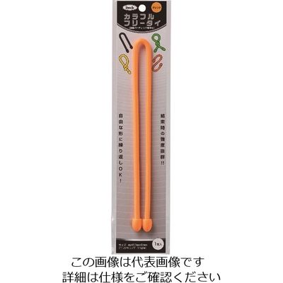 アイテック（AiTec） 光 カラフルフリータイ450×6mmレンジ KFRT456-3 1セット（5個） 215-7498（直送品）