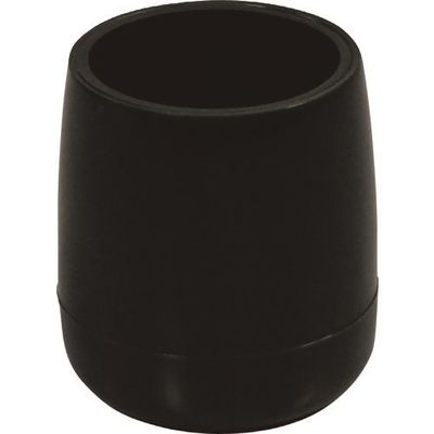 光 イス脚キャップバラパイプ用 黒丸24mm B-BE-8-242 1セット(200個) 215-9001（直送品）
