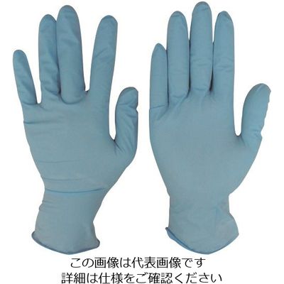 宇都宮製作 シンガー ニトリルディスポNo.200青粉付LL (100枚入) NBR0550PW-BB-LL 1箱(100枚)（直送品）