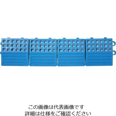 テラモト タッチマット2専用ふち 中ふちオス 青 MR-064-693-3 1個 782-4971（直送品）