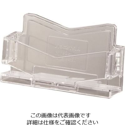 光 名刺ホルダー 1段 透明 CSM1-1 1セット(48個) 112-9604（直送品）