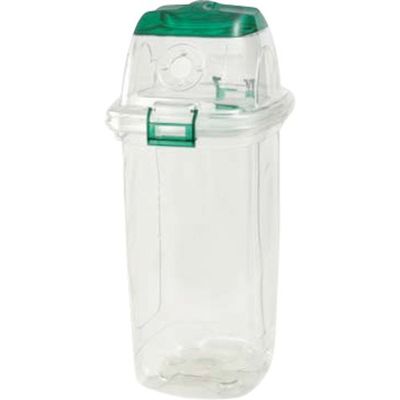 テラモト 透明エコダスター#45 ペットボトルキャップ用グリーン DS4590450 1台 127-5705（直送品）