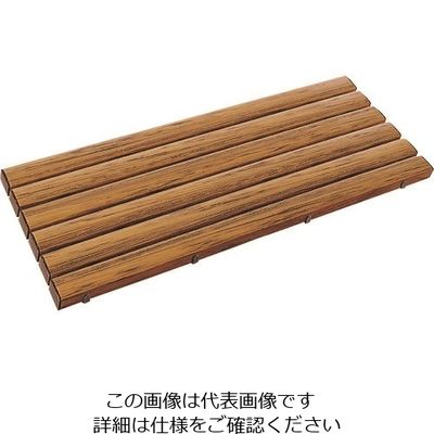 テラモト 抗菌安全スノコ(お客様組立品)600×1200mm 木調 MR-093-243-9 1枚 122-2629（直送品）