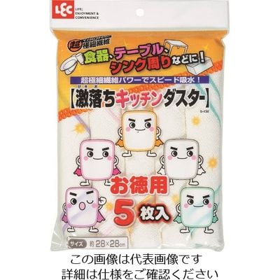 レック 激落ちキッチンダスターお徳用5枚入 S-438 1セット(10個) 198-5301（直送品）