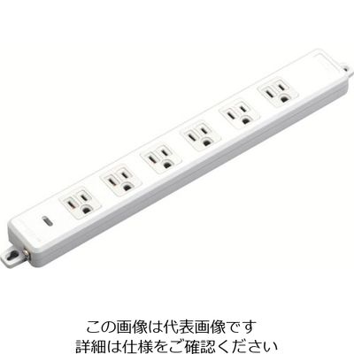 明工社 明工 OA用接地タップ6コ口コード5 MR7706TJ5 1本 802-1437（直送品）