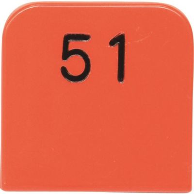 光 親子札 赤 51~100 KF969-1B 1箱(50組) 216-0576（直送品）