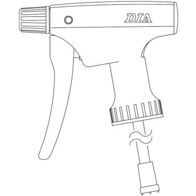 フルプラ FURUPLA 部品No.277Y ピストル本体セット イエロー(#500用) 277-Y 1個 811-5326（直送品）