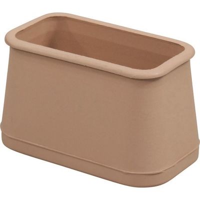 光 フェルト付フリーサイズ脚キャップバラ ベージュ 長角24×50~31×57mm B-FF-3157J 1セット(100個)（直送品）