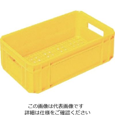 三菱ケミカル ヒシ 乳業用コンテナ 黄 MM-45 Y 1個 106-0444（直送品）
