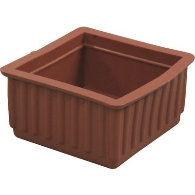 光 イス脚キャップバラ 茶角 45mm B-BE-4-453 1セット(100個) 215-4295（直送品）