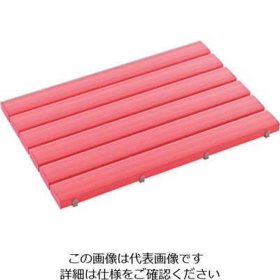 テラモト 抗菌安全スノコ(お客様組立品)600×1200mm ピンク MR-093-243-5 1枚 120-3733（直送品）