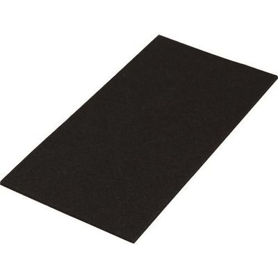 光 硬質フェルトバラ ブラック 70×140mm B-PQ7141 1セット(100個) 215-4246（直送品）