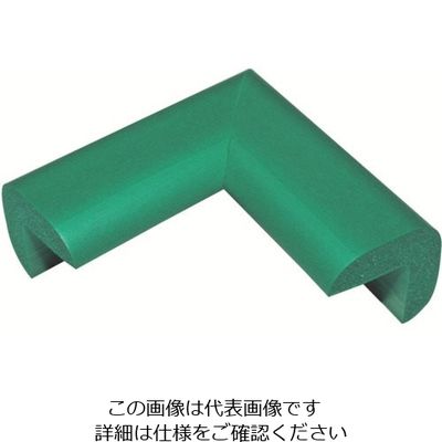 カーボーイ 安心クッション コーナー用 細 油面接着仕様 グリーン AC-68YS 1個 854-7873（直送品）