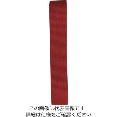 ユタカメイク ベルト 平ベルトアクリルカラー 巾30mm×3m レッド AB-105 1個 112-9150（直送品）