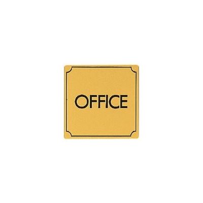 光 真鍮サインプレート OFFICE LG880-11 1枚 224-2871（直送品）