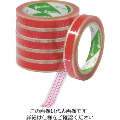 ニチバン サラダカップ固定用テープ 赤 SCR18 18mmX50m SCR-18 1セット(100巻) 102-0065（直送品）