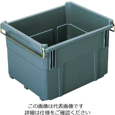 三菱ケミカル ヒシ K型コンテナ(取手付) グレー K-59 GY 1個 106-1979（直送品）