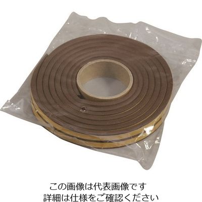 光 戸当りクッションテープ P型茶 B-KPT59-200 1セット(10巻:1巻×10パック) 216-3740（直送品）