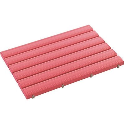 テラモト 抗菌安全スノコ(お客様組立品)600×900mm ピンク MR-093-241-5 1枚 121-7816（直送品）