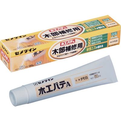 セメダイン 木部補修用 木工パテA 50ml タモ白 HC-151 10箱（直送品）