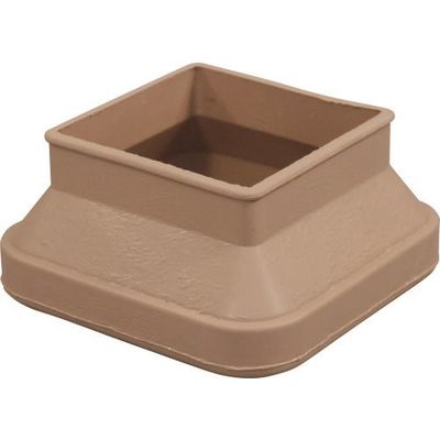 光 フリーサイズゴム脚キャップバラベージュ角50~65mm B-F4-5652 1セット(100個) 215-4323（直送品）