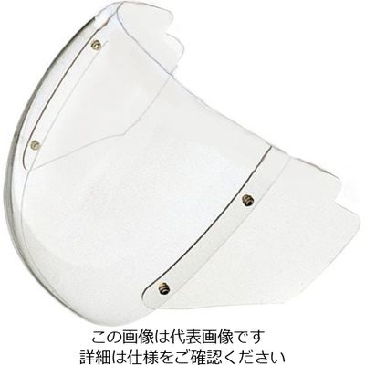 山本光学 YAMAMOTO 防災面ヘルメット取付タイプ レンズ色クリア YF-304(SP) 1枚 853-7201（直送品）