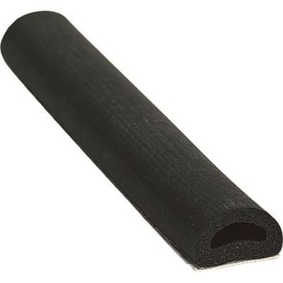 アイテック 光 スポンジ粘着付D型 15mm×10mm 2.4m KSD1-2 1セット(5個) 152-0318（直送品）