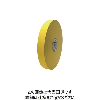 オカモト クラフトテープ NO224WC環境思いカラー長尺 黄38ミリ×500M 224WC38500Y 1セット(6巻) 808-0998（直送品）
