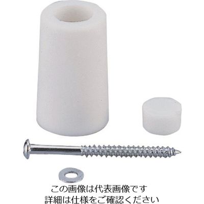 光 ゴムクッション戸当り白 バラタイプ40×25 B-GD-40-2 1セット(50個) 216-0652（直送品）