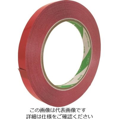 ニチバン バックシーリングテープ540赤 12mm×100m 540R-12X100 1セット(15巻) 133-9305（直送品）