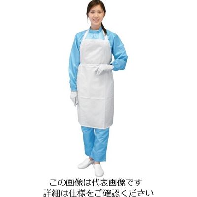 ブラストン エプロンー白ーフリー BSC-81001-W-F 1着 810-6186（直送品）
