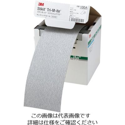 スリーエム ジャパン 3M スティキット フィニッシングロール #100 95mm幅 FR 100A 95 1セット(4個:1個×4パック)（直送品）