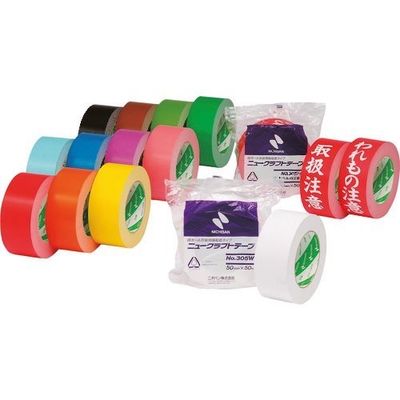 ニチバン ニュークラフトテープ305C茶 38mm×50m 305C18-38 1巻 136-3537（直送品）