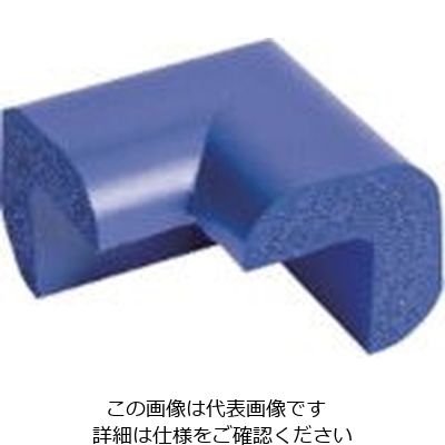 カーボーイ 安心クッション コーナー用 大 ブルー AC19 1本 854-7790（直送品）