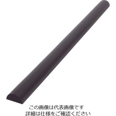 カーボーイ CARーBOY 安心クッション 半円型90cm ブラック AC148 1本 818-3565（直送品）
