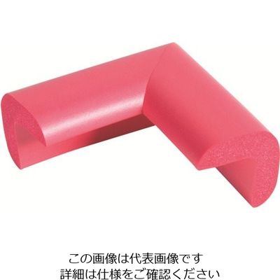 カーボーイ 安心クッション コーナー用 小 油面接着仕様 レッド AC-25YS 1個 854-7803（直送品）