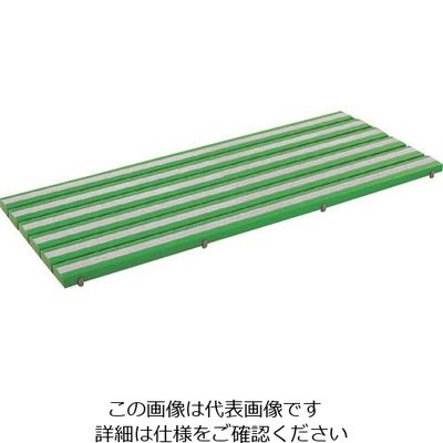 テラモト 抗菌滑り止め安全スノコ(お客様組立品)600×1200mm 緑 MR-098-343-1 1枚 119-8858（直送品）