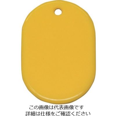 光 小判札 アクリル レモンイエロー KF31-3 1セット(50枚) 215-9083（直送品）