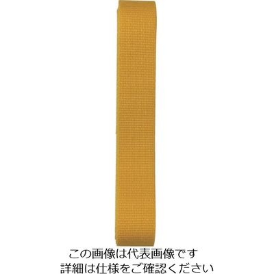ユタカメイク ベルト 平ベルトアクリルカラー 巾30mm×3m イエロー AB-102 1個 112-9141（直送品）