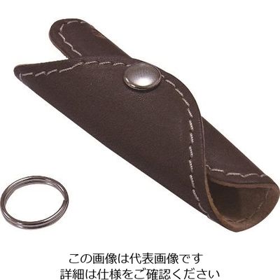 ニッサチェイン 本革キーカバー ブラウン NO.140 1セット(5個) 127-2470（直送品）